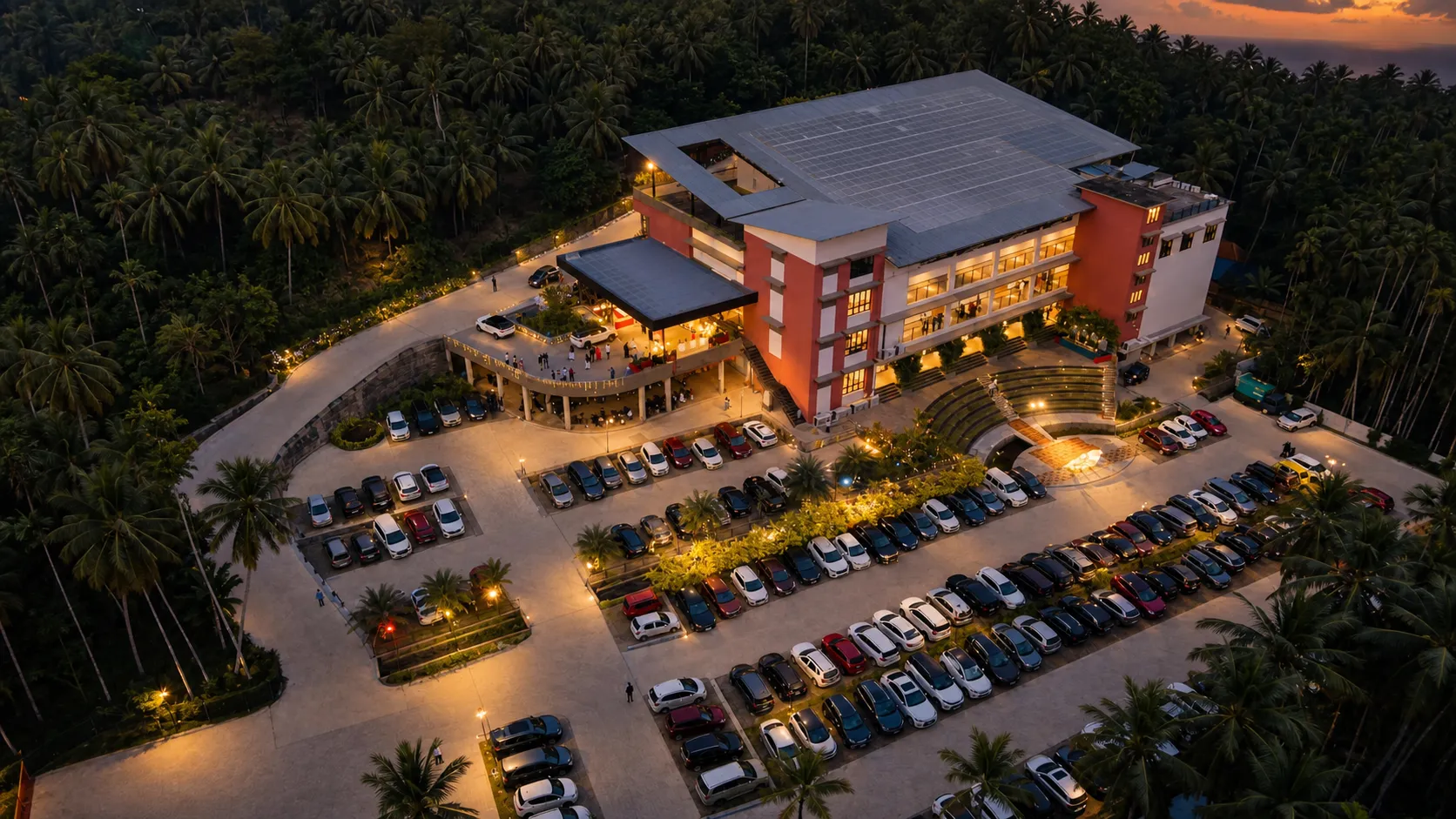 A wedding venue as rosy as love 